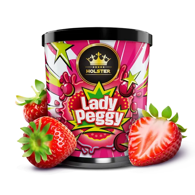 holster-shisha-tabak-200g-lady-peggy-erdbeere image 1