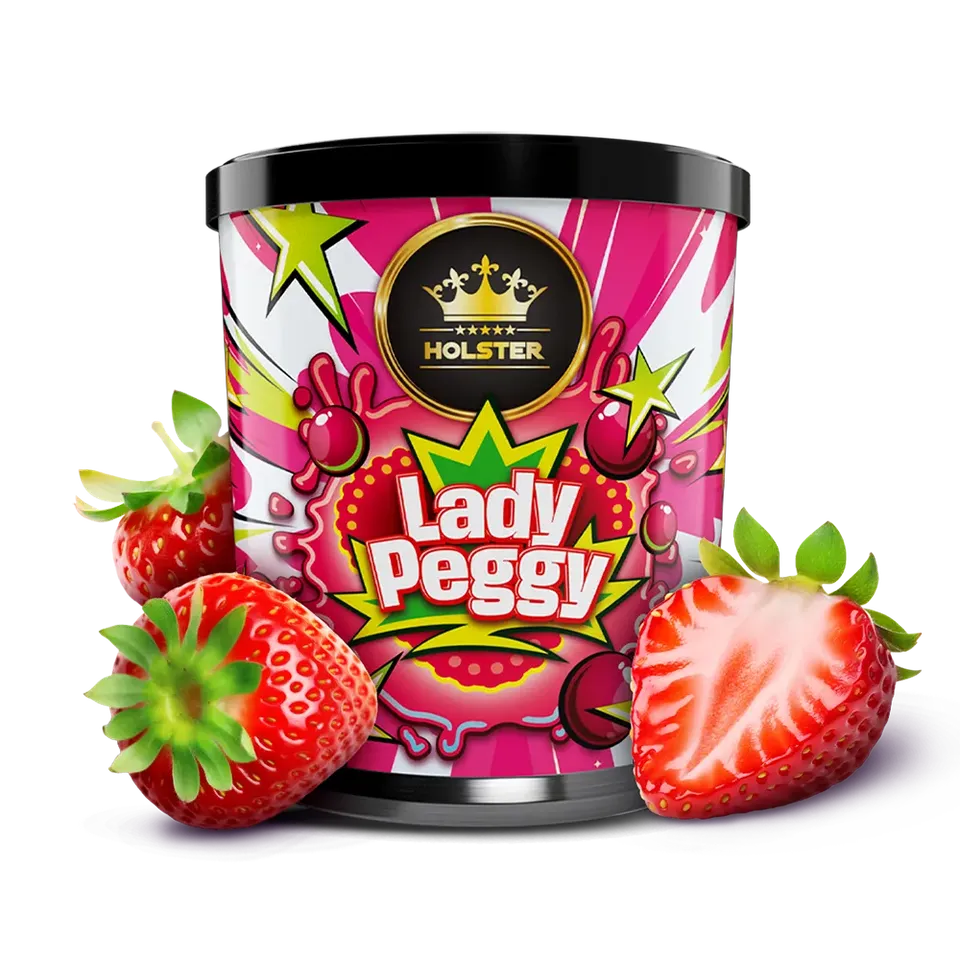 holster-shisha-tabak-200g-lady-peggy-erdbeere image 1