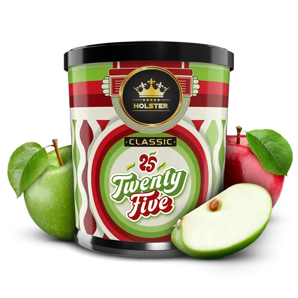 holster-twentyfive-shisha-tabak-200g-doppelapfel image 1