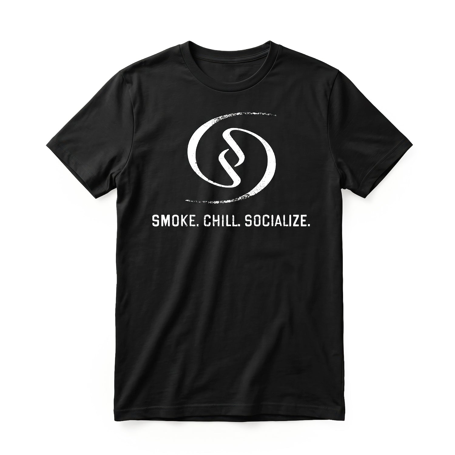 social-smoke-smoke-chill-socialize-t-shirt-schwarz image 1