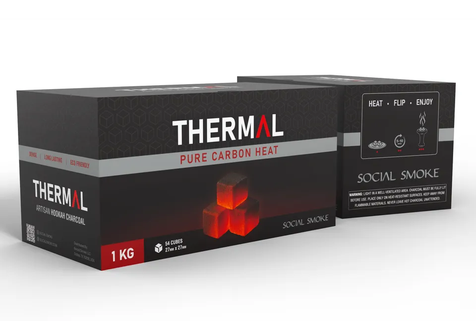 social-smoke-thermal-charcoal-27mm-shisha-kohle image 1