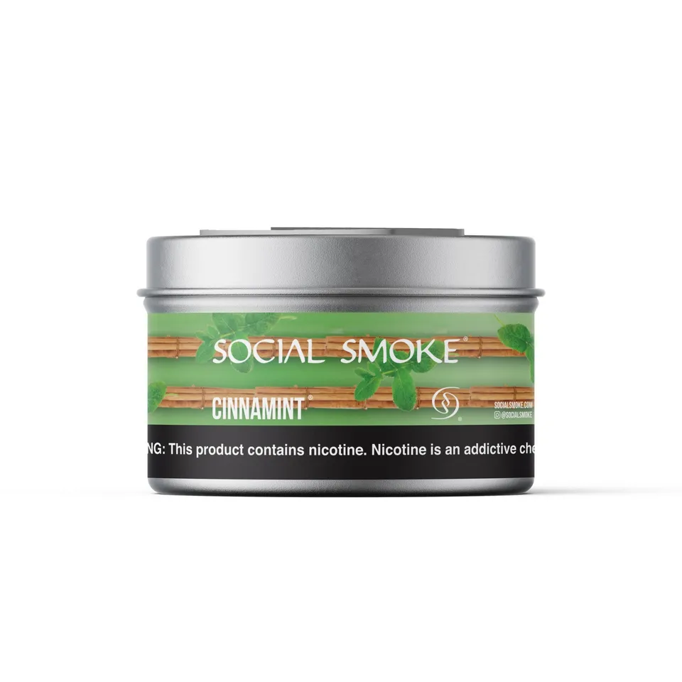 social-smoke-cinnamint-shisha-tabak-hei-er-zimt-mit-k-hler-minze image 1